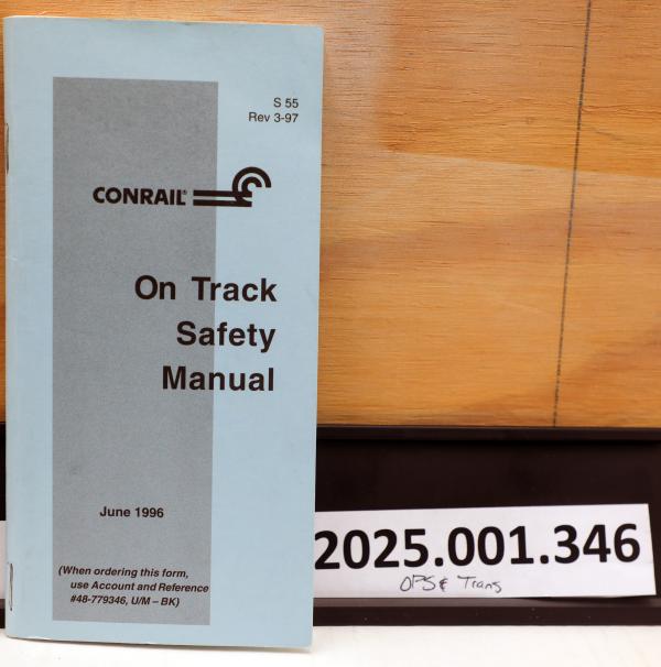 On Track safety manual Rev. March 1997