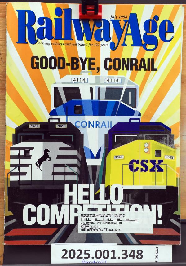 Railway Age June 1998, Goodbye Conrail article