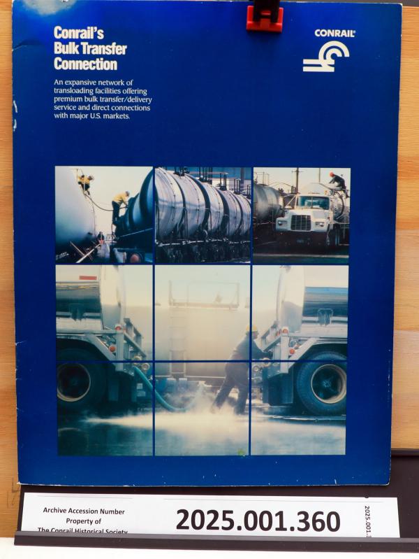 Conrail's Bulk Transfer Connection promotional brochure