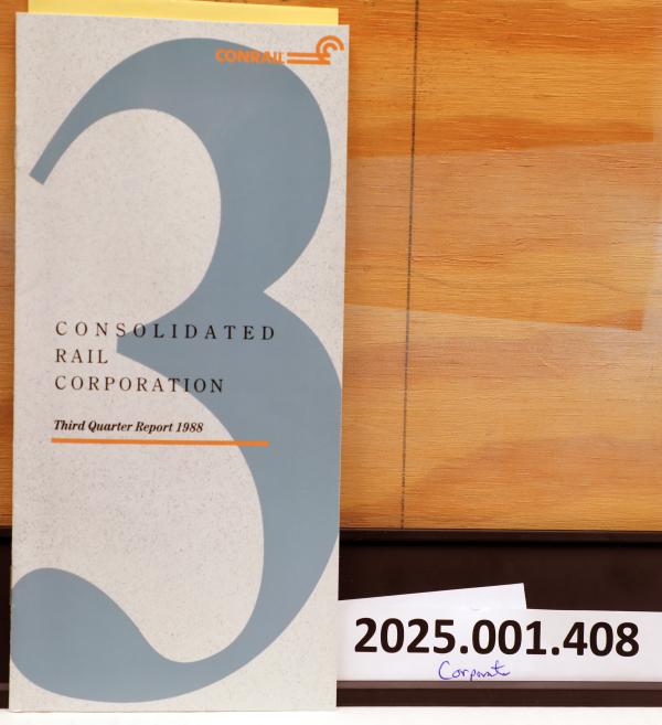 CR Third Quarter Report 1988