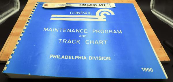 Philadelphia Division Track Chart 1990-01-01