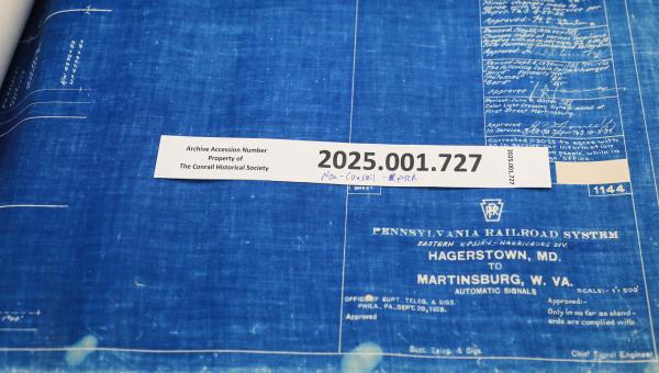 Non-Conrail Automatic Signals Track Chart 1144, PRR Cumberland Valley Branch