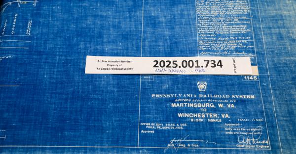 Non-Conrail Block Signals Track Chart 1145, PRR