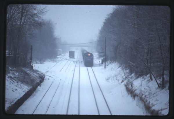 Snow scene on the Middle Division PA