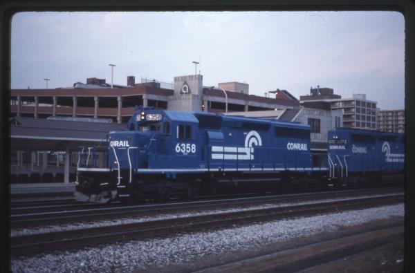 Photo of Conrail SD40-2 6358 in Altoona PA