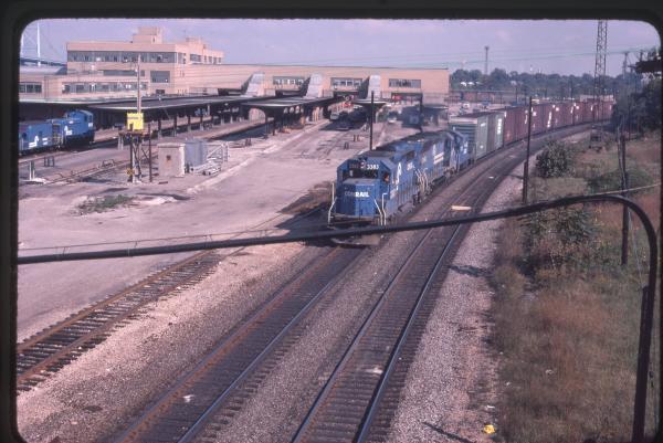 Photo of EMD GP40-2 3383 in Toledo, OH on 9/28/1980