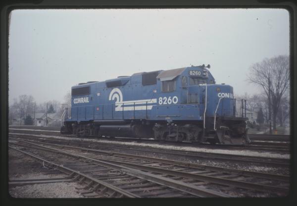 Photo of EMD GP38-2 8260 in Green Bay, WI on 4/13/1985