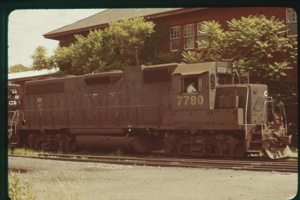 Photo of EMD GP38 7780 in Warren, OH on 7/5/1980
