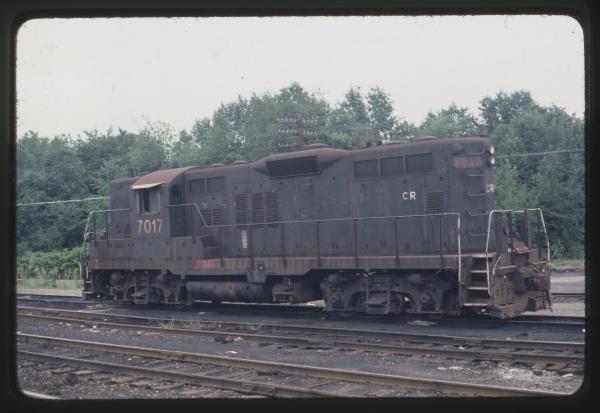 Photo of EMD GP9 7017 in Niles, OH on 8/17/1980