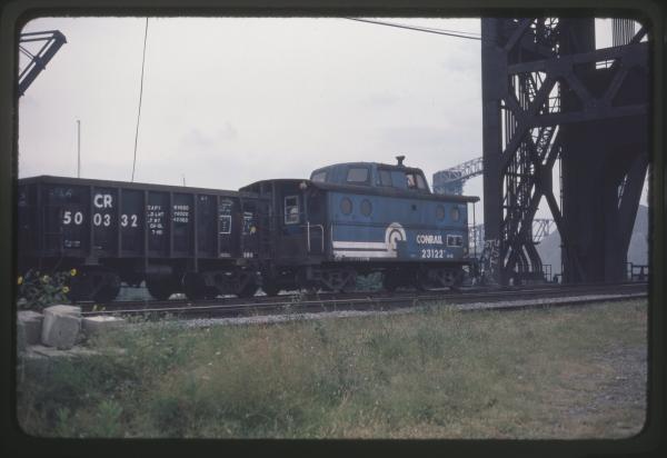 Photo of N5C Class Caboose 23122 in Cleveland, OH on 9/6/1980