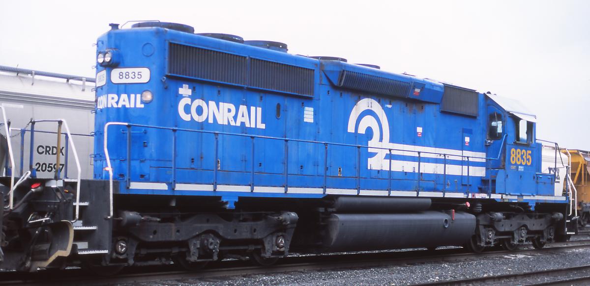 CSXT 8835 (CR 6452) Rear View | The Conrail Archive