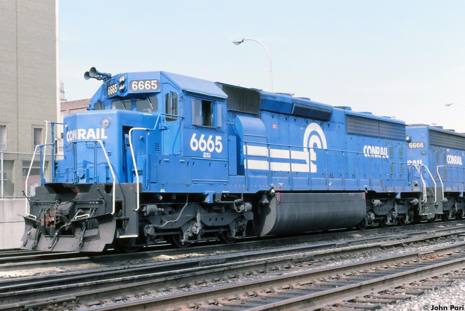 CR 6665 - SD45-2 at Altoona, PA | The Conrail Archive