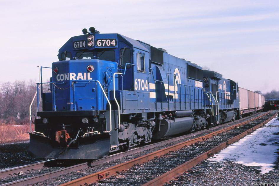 CR 6704 - SD50 at Rutherford, PA | The Conrail Archive