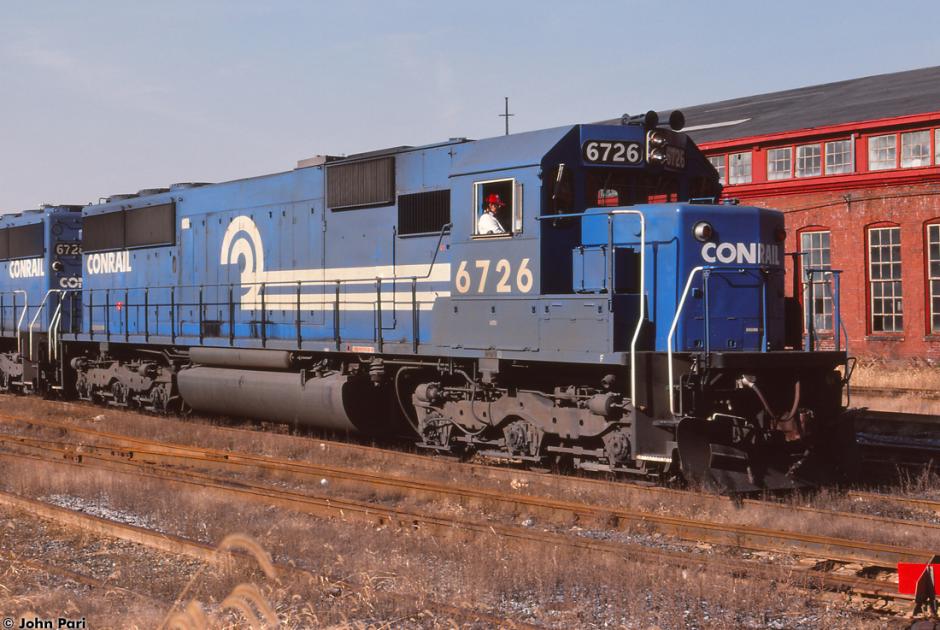 CR 6726 - SD50 at Rutherford, PA | The Conrail Archive