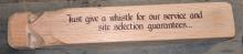 Wooden whistle