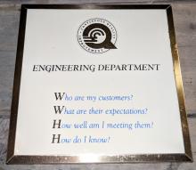 Engineering Department Award