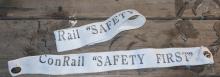 White ConRail Safety elastic bands (2x)