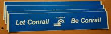 Let Conrail Be Conrail Bumper Sticker (x4)