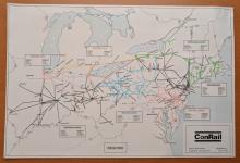 Conrail Regions Map April 1 1976