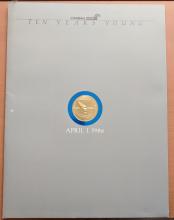 Ten Years Young (April 1 1986) Folder with promotional photos