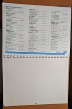 1978 Conrail Wall Calendar