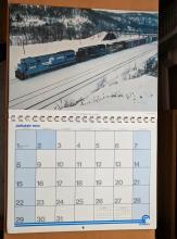1978 Conrail Wall Calendar