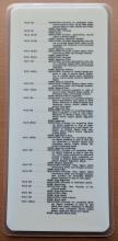 Conrail Signal Aspects Card