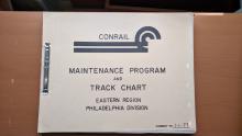 Maintenance Program and Track Chart: Eastern Region, Philadelphia Division, Correct to 1-1-77 Book of Drawings