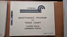 Maintenance Program and Track Chart: Eastern Region, Harrisburg Division, Correct to 1-1-77 Book of Drawings