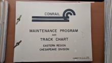 Maintenance Program and Track Chart: Eastern Region, Chesapeake Division, Correct to 1-1-77 Book of Drawings