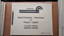 Maintenance Program and Track Chart: Atlantic Region, Scranton Division, Correct to 1-1-77 Book of Drawings