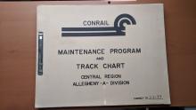 Maintenance Program and Track Chart: Central Region, Allegheny A Division, Correct to 1-1-77 Book of Drawings