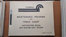 Maintenance Program and Track Chart: Northeastern Region, New England East Division, Correct to 1-1-77 Book of Drawings