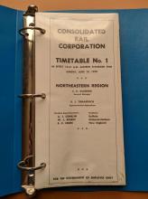 Conrail Northeastern Region Employee Timetable, 1979-06-18, No. 1