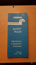 S7-D R5 3-82 Safety Rules Maintenance of Equipment Employees Effective June 1, 1981
