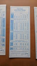 Conrail and SEPTA Schedule - Fortuna, Colmar, Link Belt, Chalfont, New Britain, Delaware Valley College, Doylestown, and Philadelphia - 1977-10-30