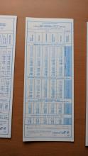 Conrail and SEPTA Schedule - West Trenton, Yardley, Langhorne, Neshaminy Falls, Trevose, and Philadelphia - 1977-10-30