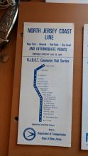 Conrail and NJDOT Schedule - Main Line, Bergen County Line - 1979-07-29