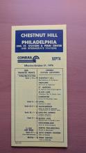 Conrail and SEPTA Schedule - Warminster, Hatboro, and Philadelphia - 1977-10-30