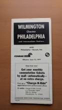 Conrail and SEPTA Schedule - Wilmington, Chester, and Philadelphia - 1977-06-12