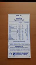 Conrail and SEPTA Schedule - Philadelphia and Newark NJ - 1979-06-03