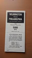Conrail and SEPTA Schedule - Wilmington, Chester, and Philadelphia - 1976-04-25
