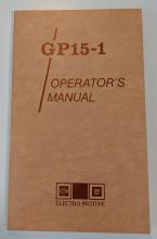 EMD GP15-1 Operators Manual, labeled CR 1600-1699 1979 Delivery