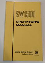 EMD SW1500 Operators Manual, labeled ES15m - 9590-9583 1973