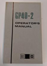 EMD GP40-2 Operators Manual