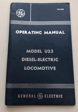 GE U25 Operator's Manual GEJ-3816B