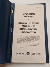 GE U25 Operator's Manual GEJ-3816B