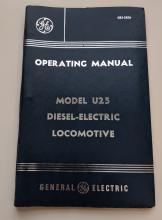 GE U25 Operator's Manual GEJ-3816C