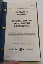 GE Diesel Electric Locomotive Operating Manual GEJ-3856A