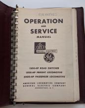 Alco / GE Operation and Service Manual for 1500 HP Road Switcher (RS2), 1500 HP Freight (FA2) and 2000 HP Passenger (PA) locomotives